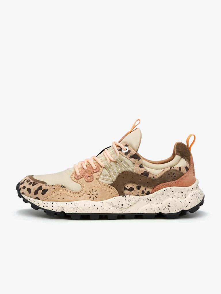 FLOWER MOUNTAIN sneakers donna yamano 3 uni suede panna