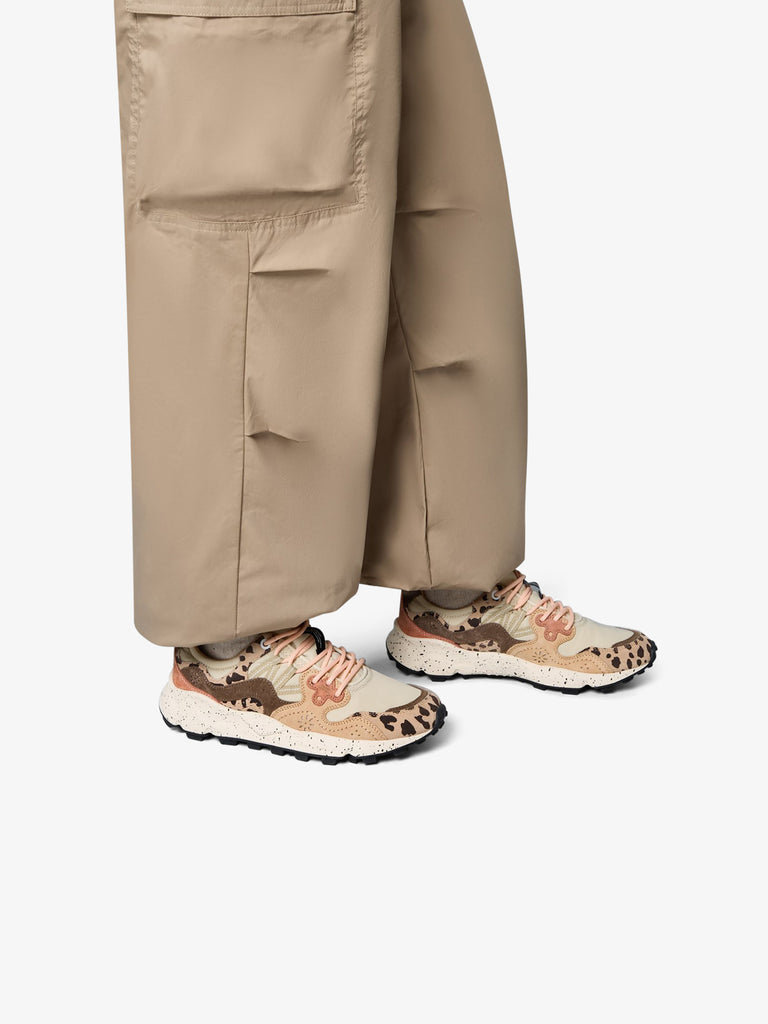 FLOWER MOUNTAIN sneakers donna yamano 3 uni suede panna