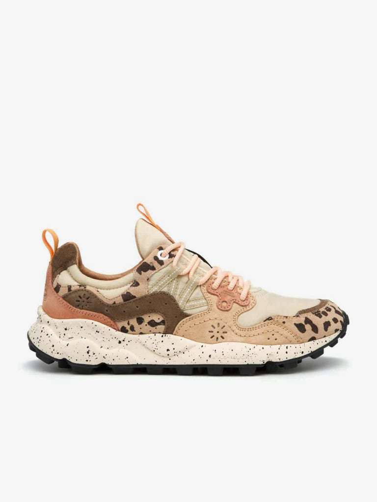 FLOWER MOUNTAIN sneakers donna yamano 3 uni suede panna