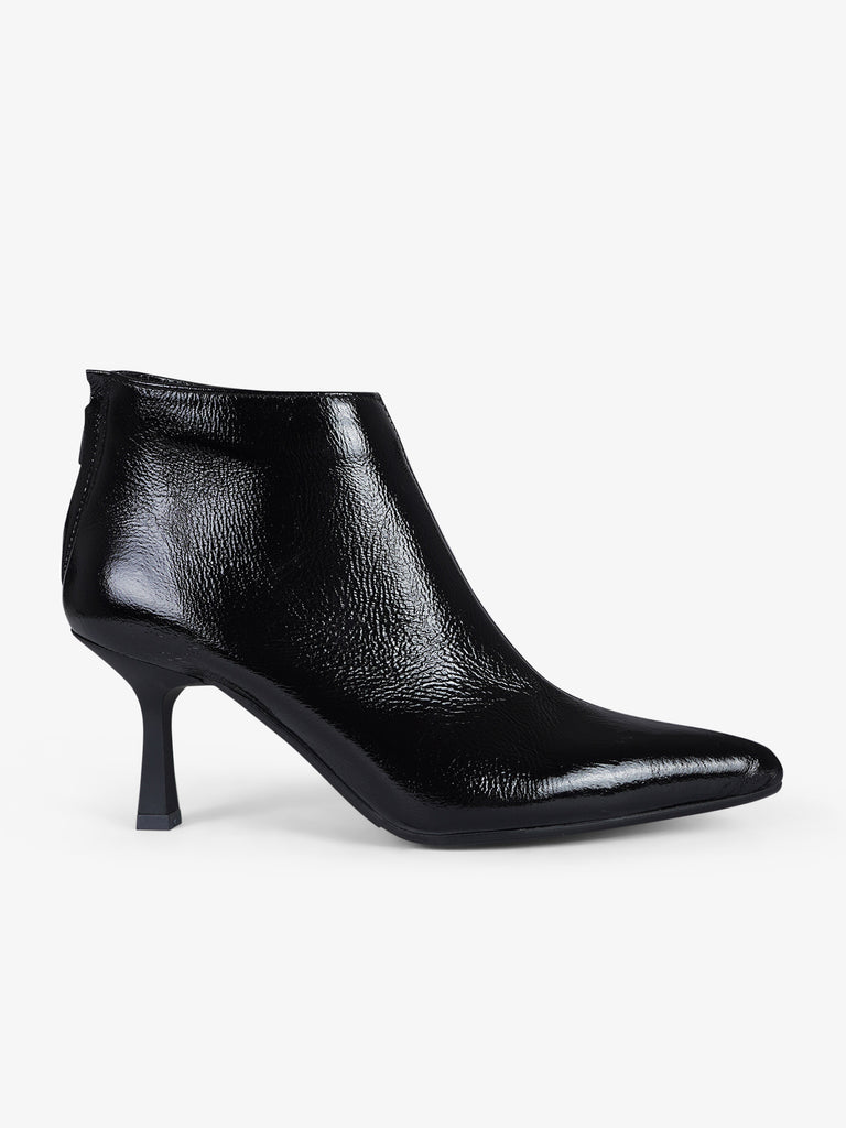 GISEL MOIRE tronchetti Amina donna pelle nero