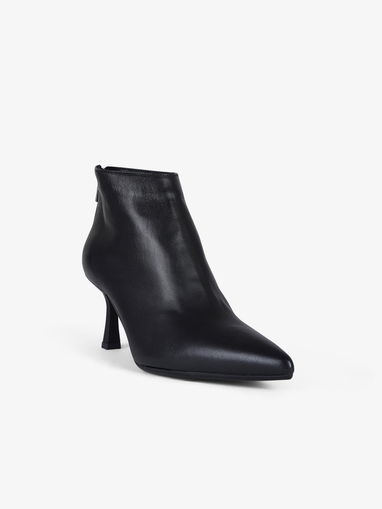 GISEL MOIRE tronchetti Elise donna pelle nero