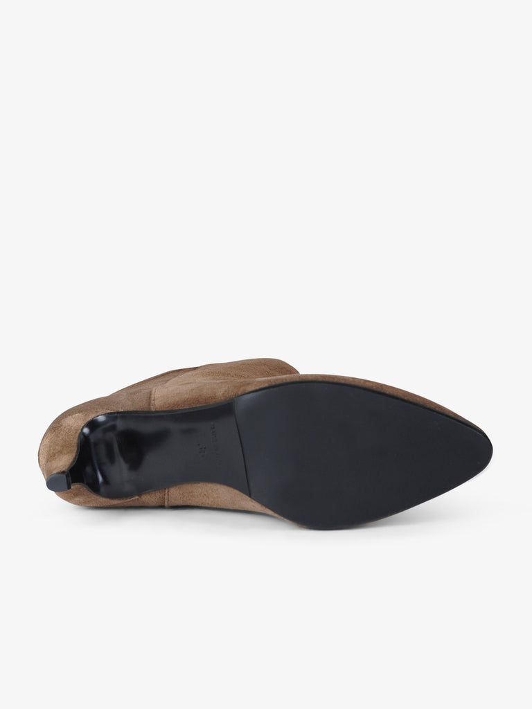 GISEL MOIRE tronchetti donna enea camoscio marrone