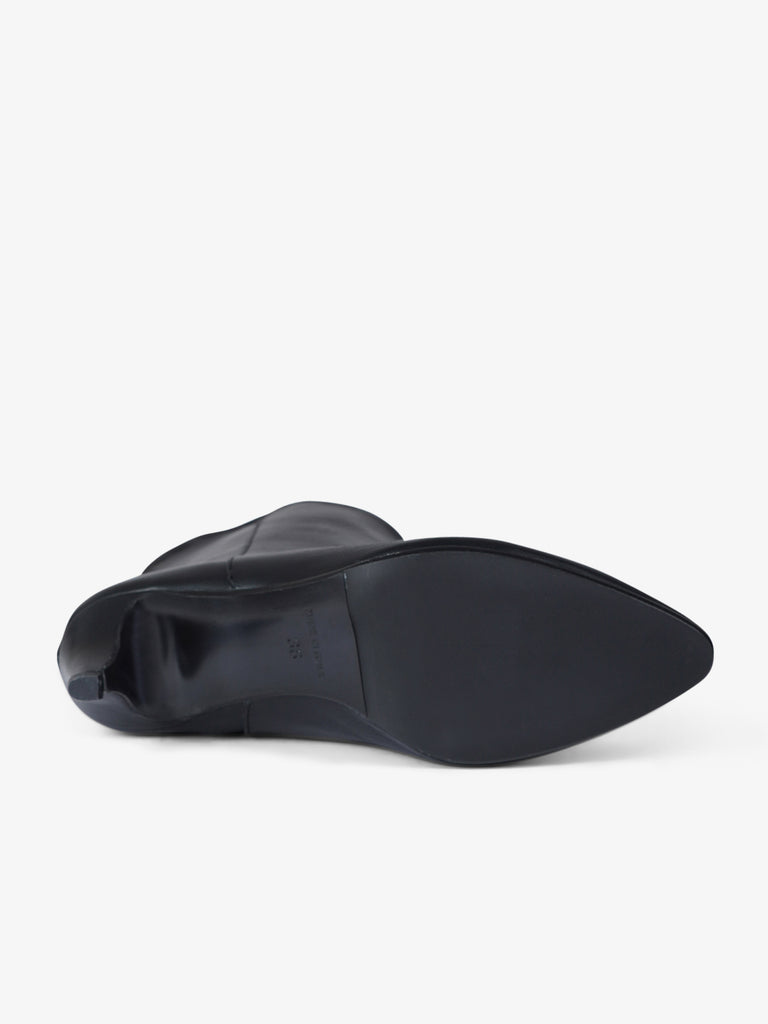 GISEL MOIRE tronchetti donna enea pelle nero