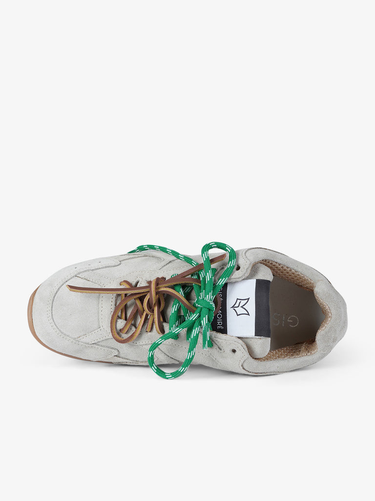 GISEL MOIRE sneakers donna g88 suede panna