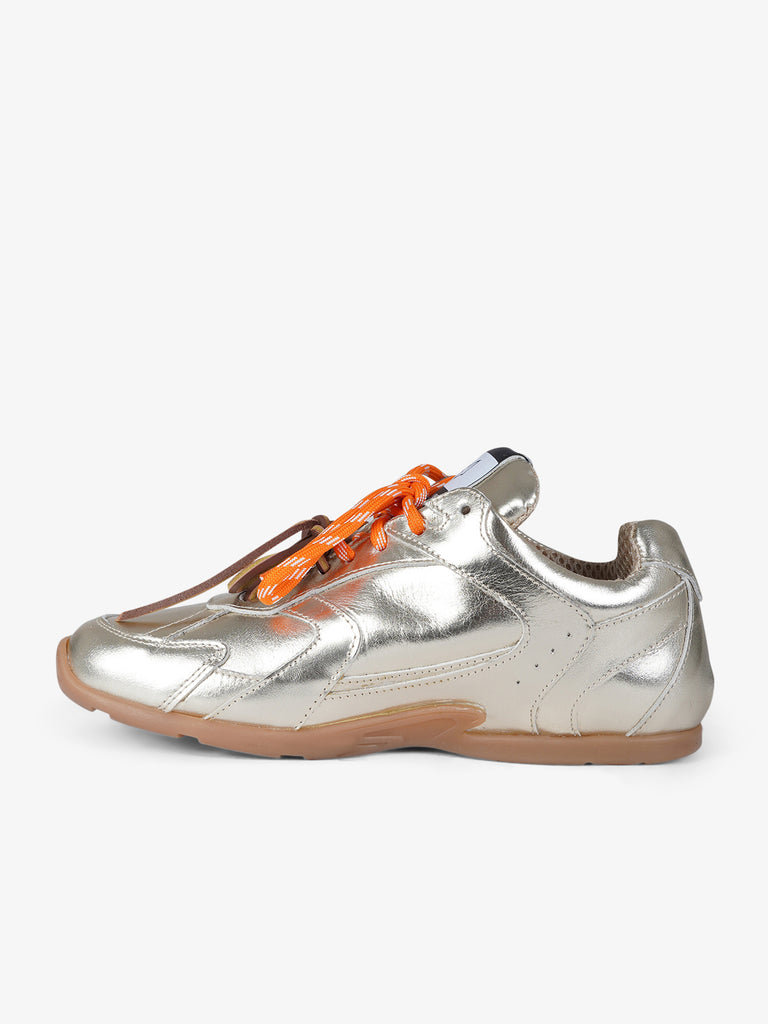 GISEL MOIRE sneakers donna g88 pelle oro