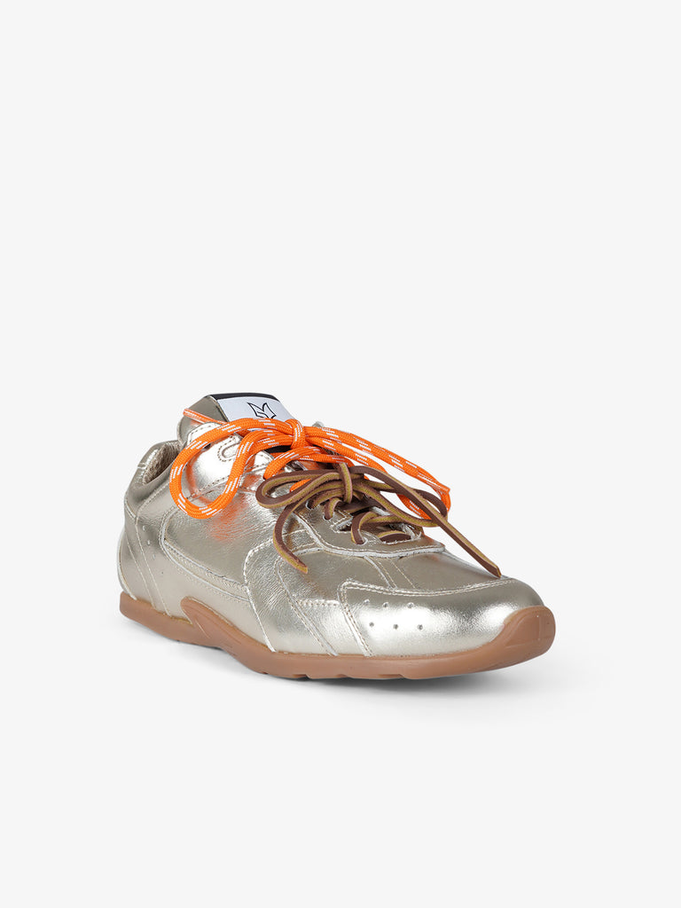 GISEL MOIRE sneakers donna g88 pelle oro