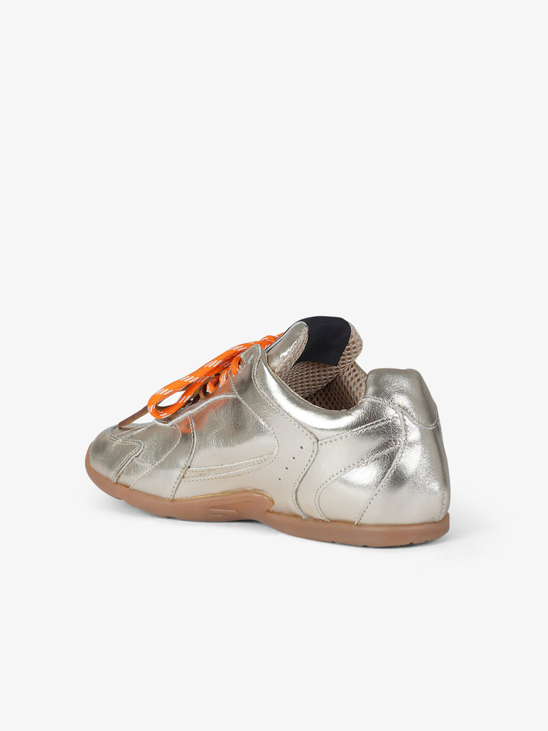 GISEL MOIRE sneakers donna g88 pelle oro