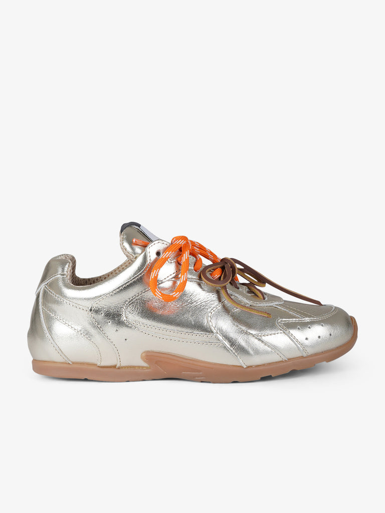 GISEL MOIRE sneakers donna g88 pelle oro