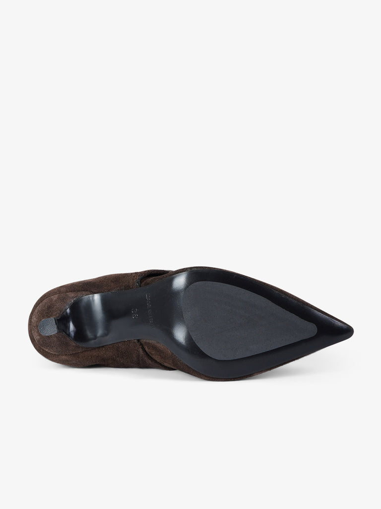 GISEL MOIRE stivali donna matilda camoscio marrone