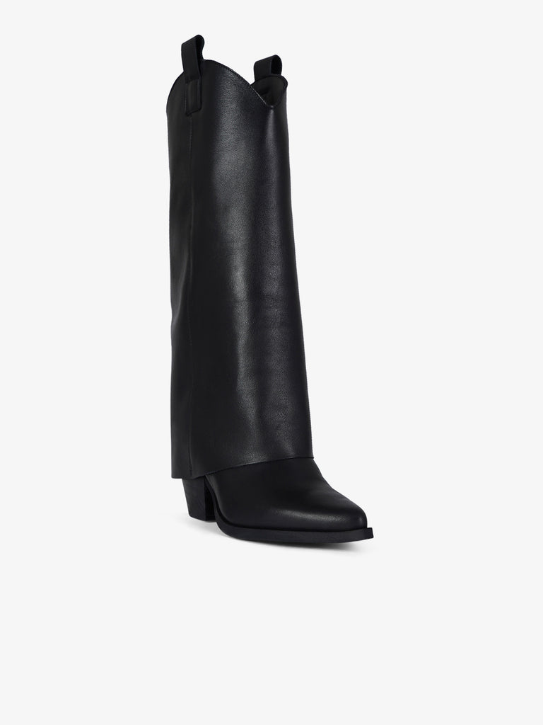 GISEL MOIRE stivali donna natasha pelle nero
