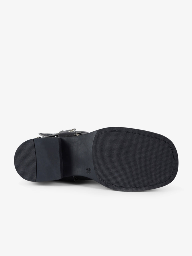 GISEL MOIRE stivali donna windsor pelle grigio