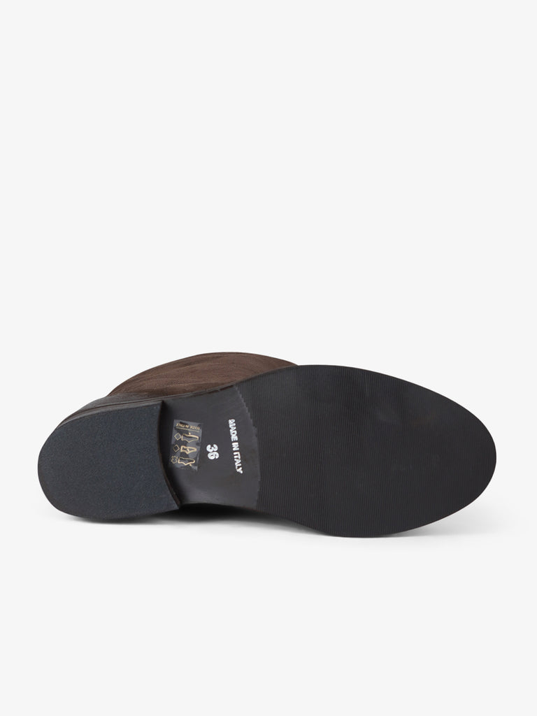 GISEL MOIRE stivali donna yasmin camoscio beige