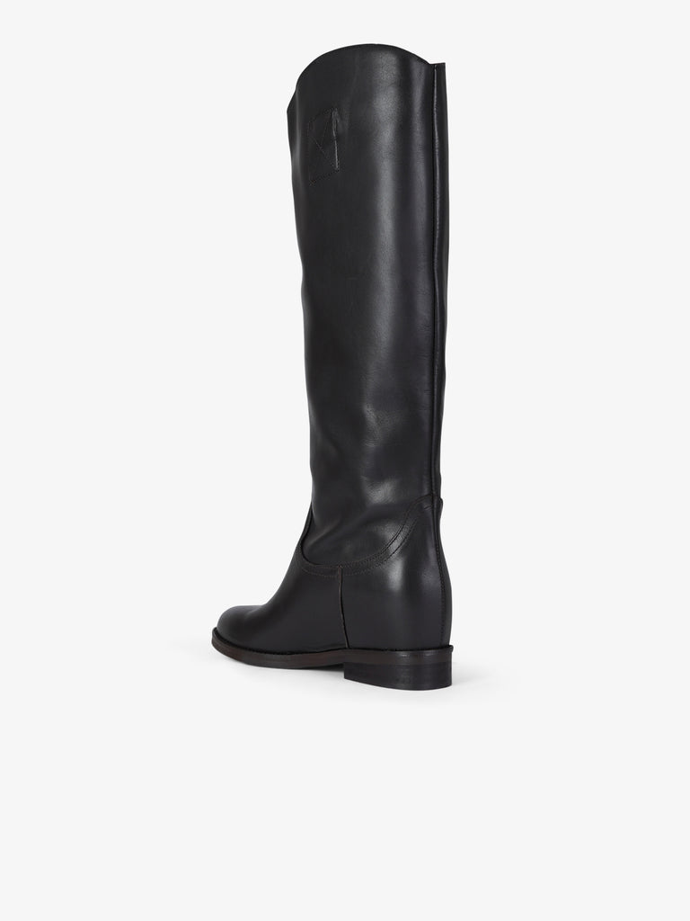 GISEL MOIRE stivali donna yasmin pelle marrone