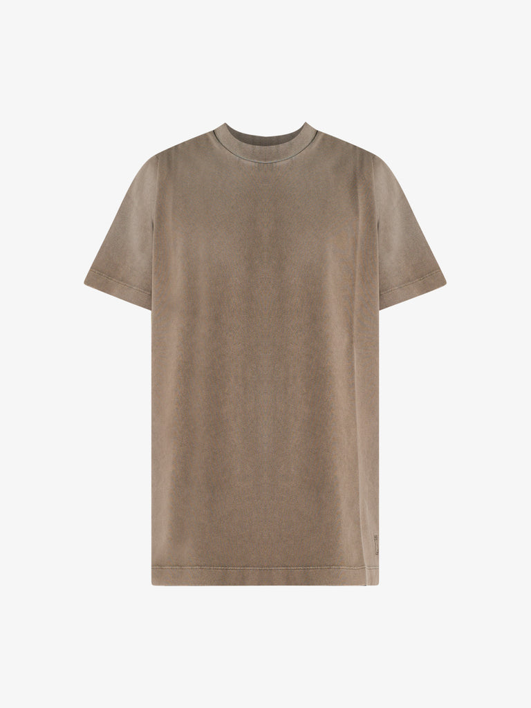 GRIFONI t-shirt regolare uomo beige cotone