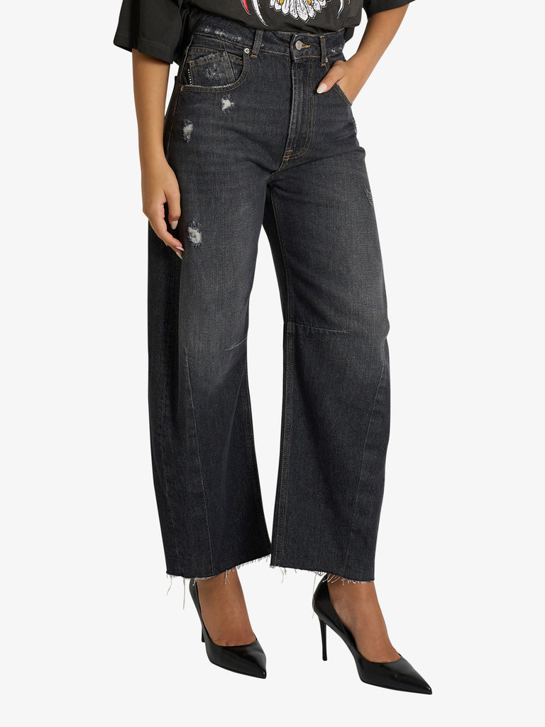 HAVE ONE jeans barbara donna nero cotone