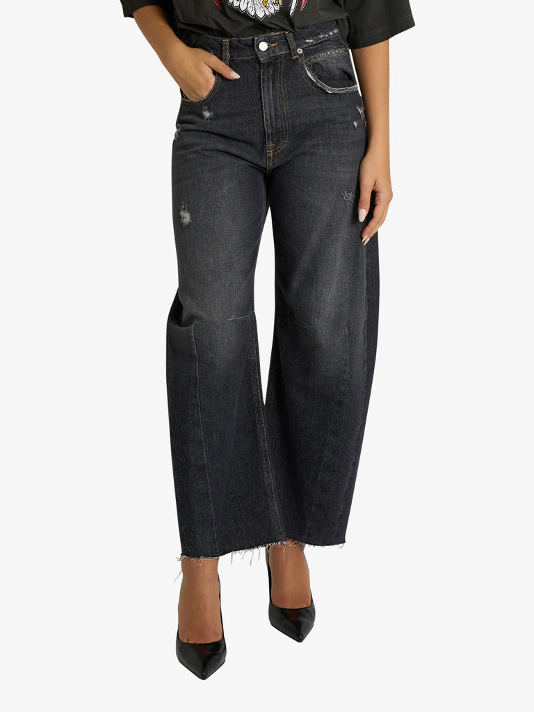 HAVE ONE jeans barbara donna nero cotone