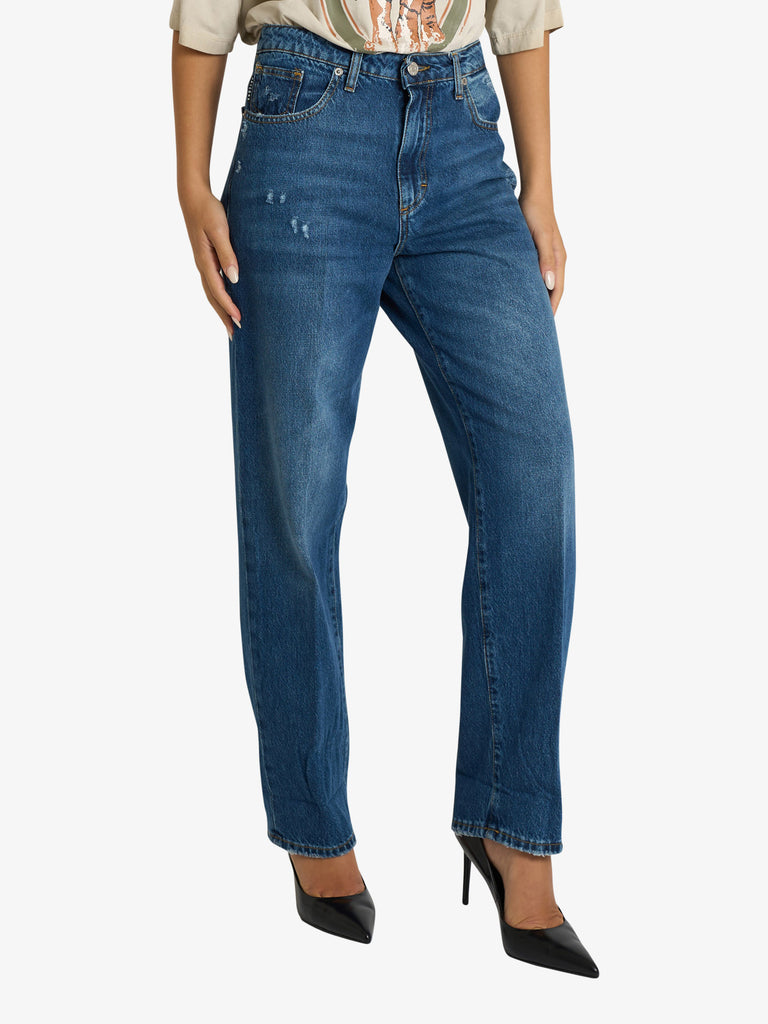 HAVE ONE jeans baggy mandy donna denim cotone