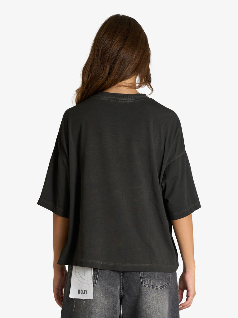HAVE ONE t-shirt con stampa donna grigio cotone
