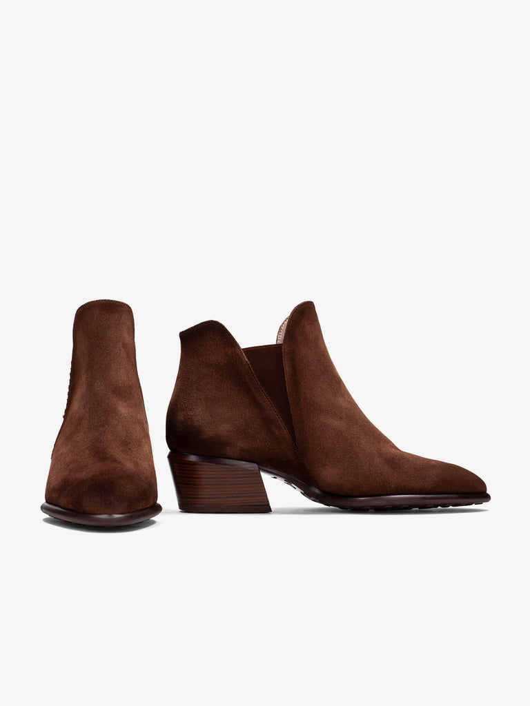 HISPANITAS tronchetti donna verona pelle marrone