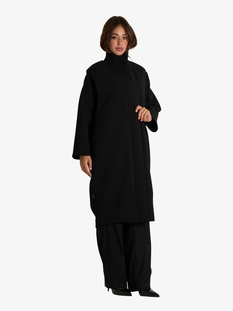 JIJIL capospalla boxy fit donna nero