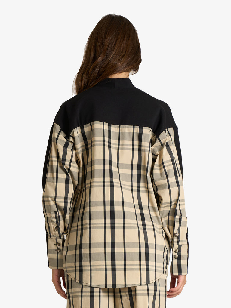 JIJIL blazer asimmetrico donna nero cotone