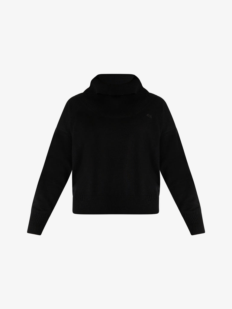 JIJIL maglia a collo alto donna nero