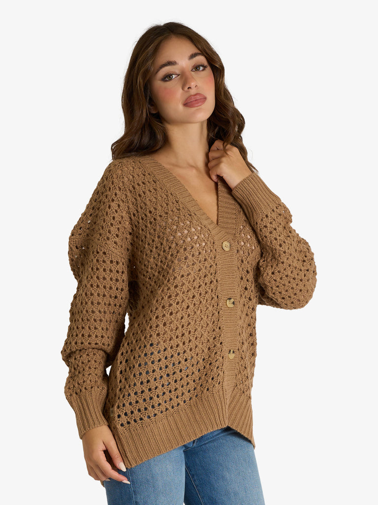 JIJIL cardigan over donna beige