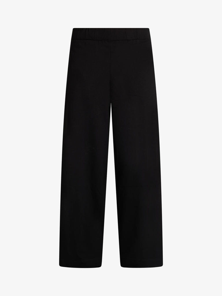 JIJIL pantalone a palazzo donna nero viscosa