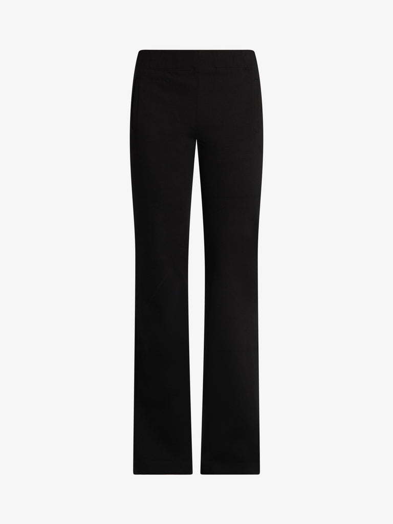 JIJIL pantalone flared donna nero viscosa