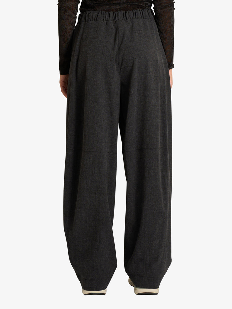 JIJIL pantalone morbido donna nero