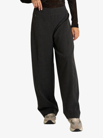 JIJIL pantalone morbido donna nero