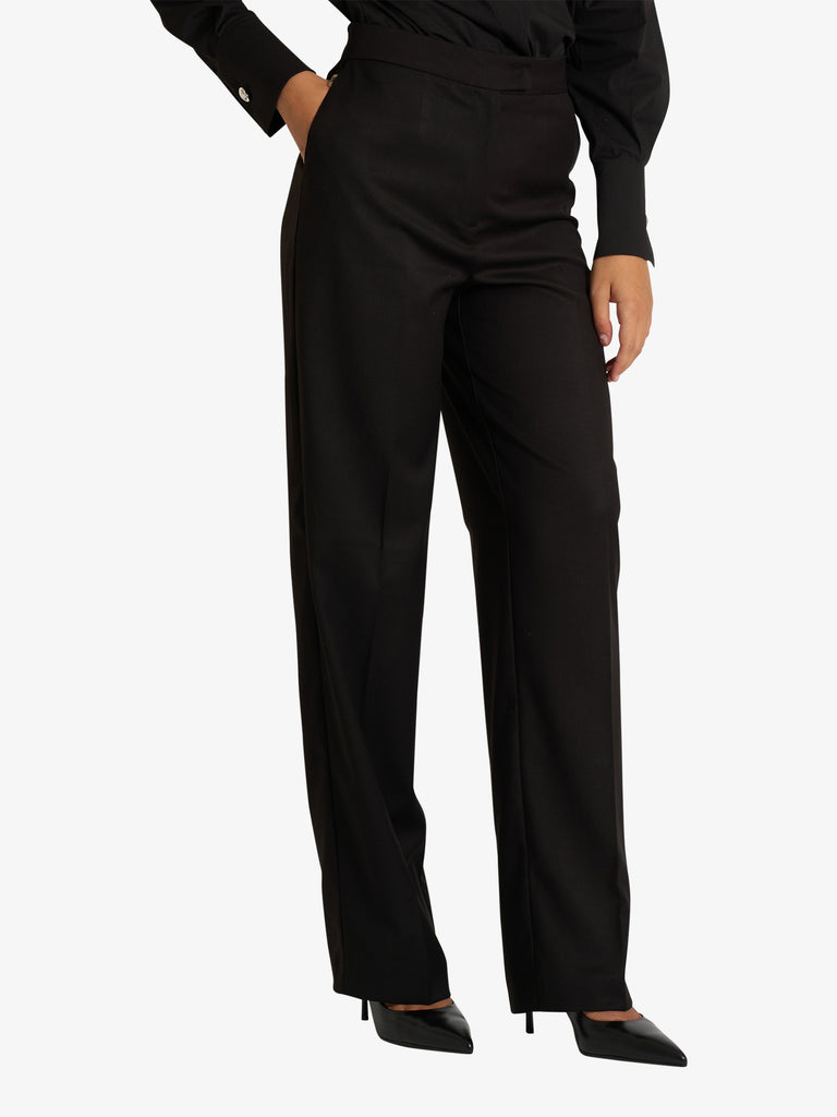JIJIL pantalone a palazzo donna nero