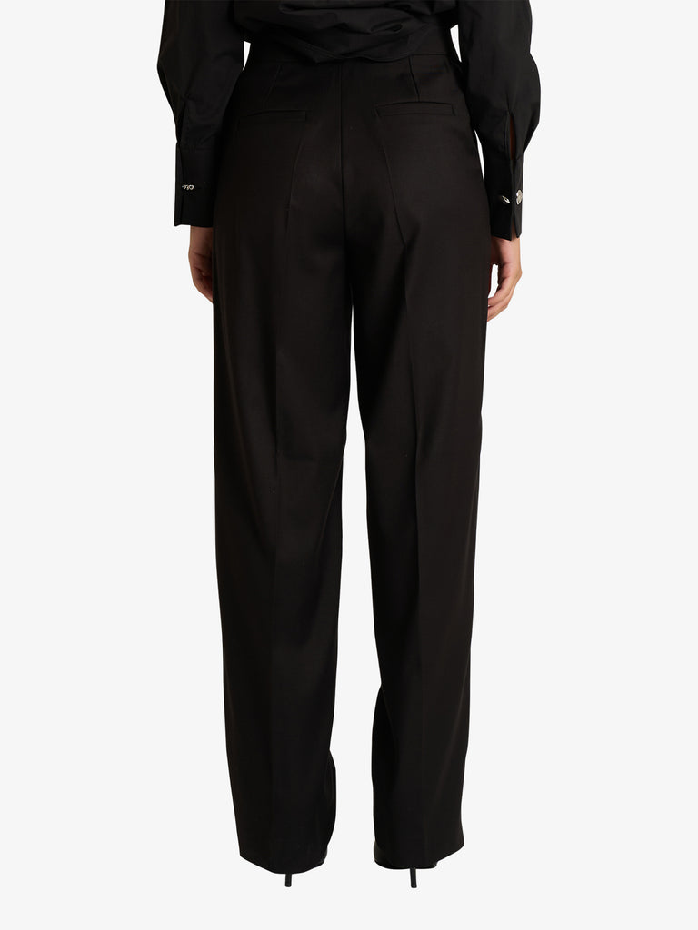 JIJIL pantalone a palazzo donna nero