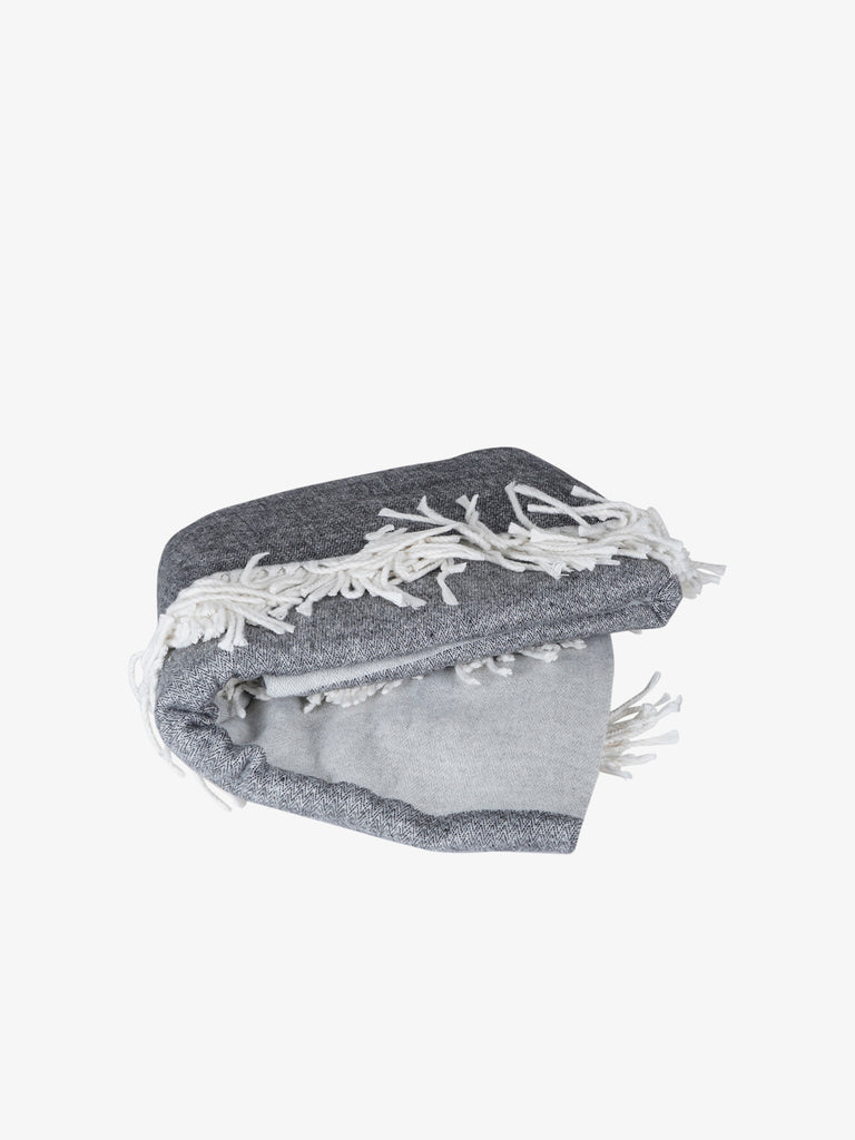 JIJIL sciarpa donna bicolore grigio