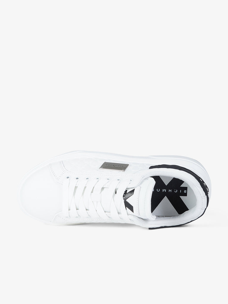 JOHN RICHMOND sneakers 29105/CP uomo pelle bianco