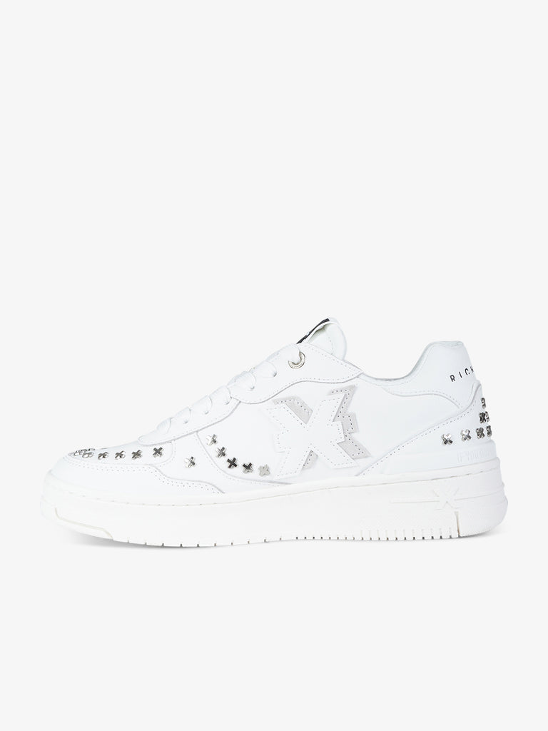 JOHN RICHMOND sneakers 29113/CP uomo pelle bianco