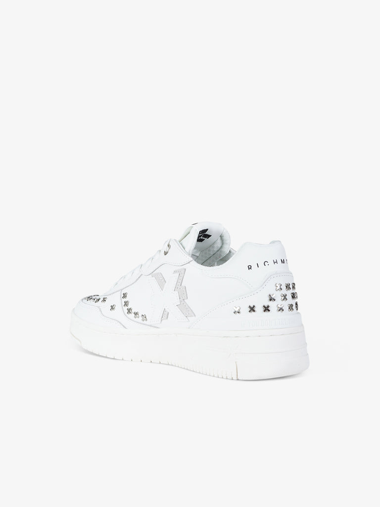 JOHN RICHMOND sneakers 29113/CP uomo pelle bianco