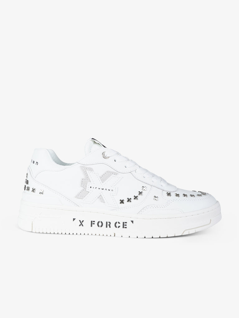 JOHN RICHMOND sneakers 29113/CP uomo pelle bianco