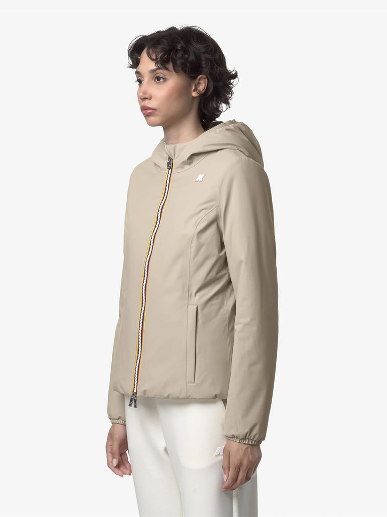 K-WAY giubbotto lily st warm double donna beige