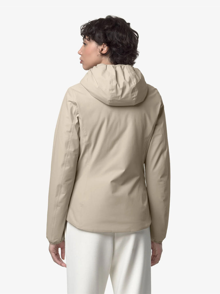 K-WAY giubbotto lily st warm double donna beige