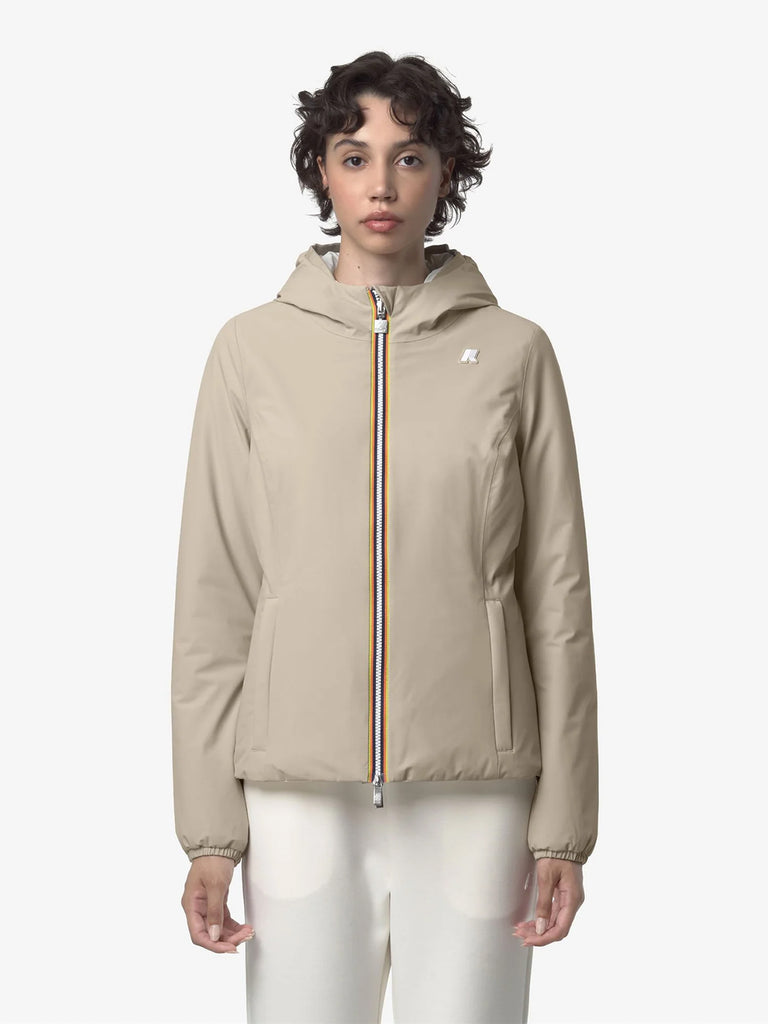K-WAY giubbotto lily st warm double donna beige