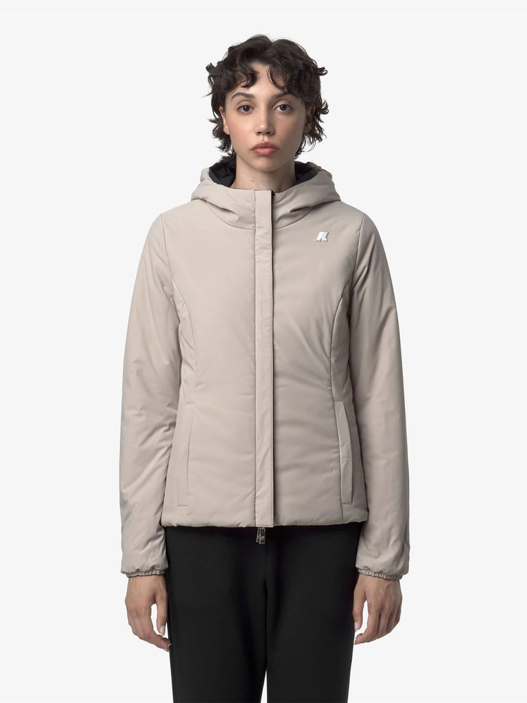 K-WAY giubbotto lily st warm double donna nero