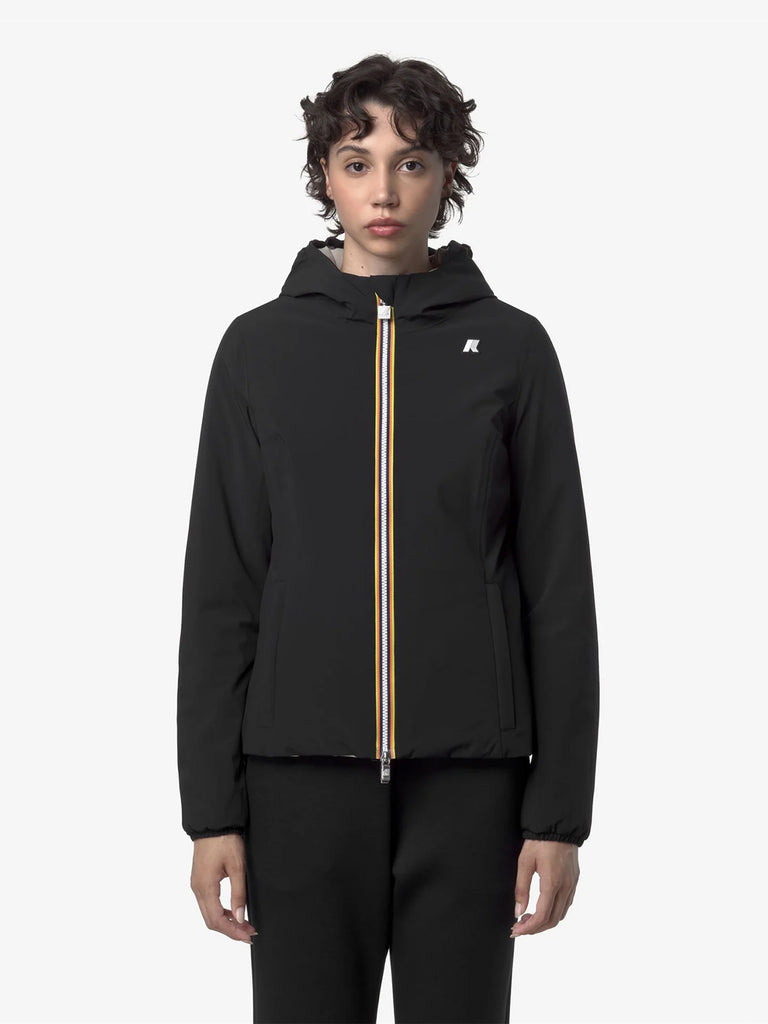 K-WAY giubbotto lily st warm double donna nero