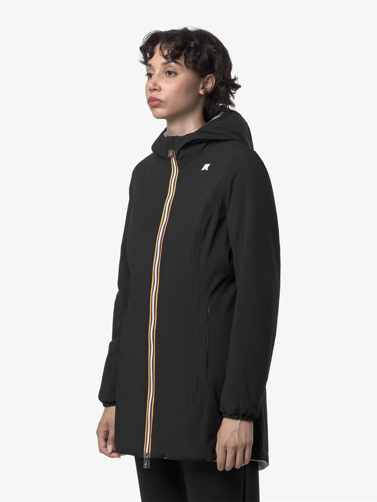 K-WAY giubbotto denise st warm double donna nero