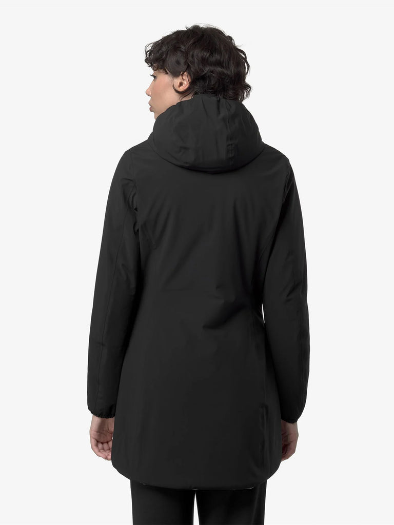 K-WAY giubbotto denise st warm double donna nero