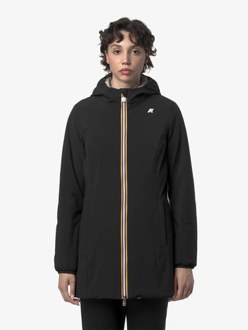 K-WAY giubbotto denise st warm double donna nero