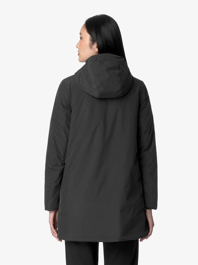 K-WAY giubbotto sophie soft touch marmotta donna nero