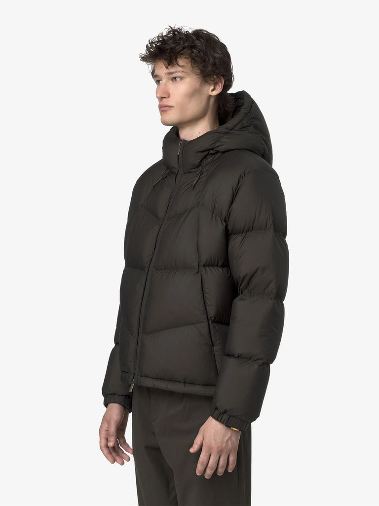 K-WAY giubbotto quill thermo light ripstop uomo nero