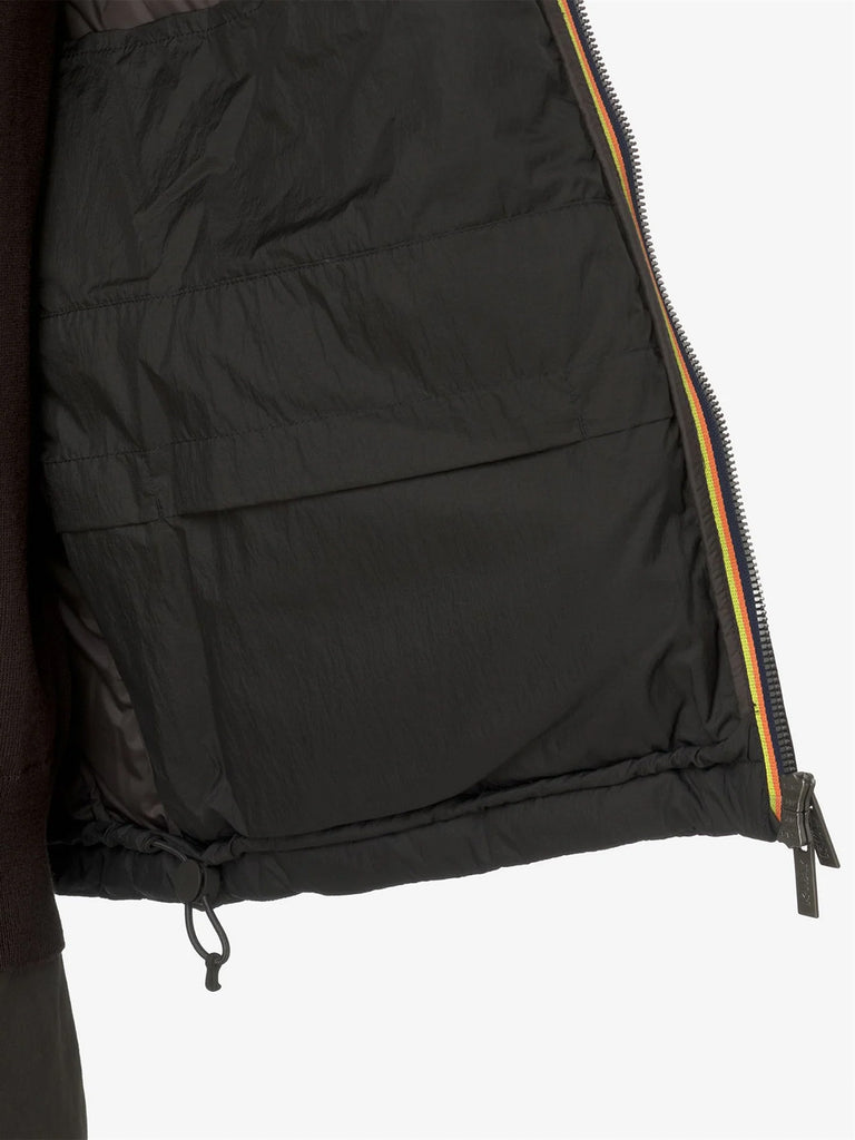 K-WAY giubbotto quill thermo light ripstop uomo nero