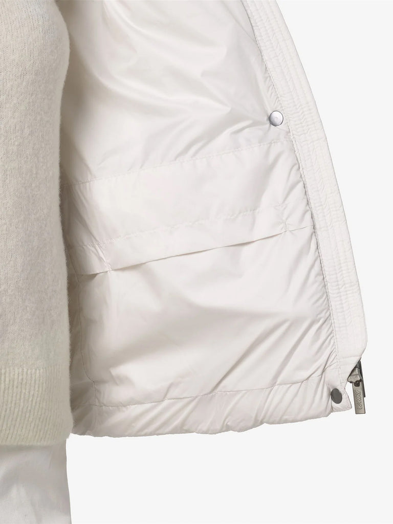 K-WAY giubbotto lethille thermo microfiber donna bianco
